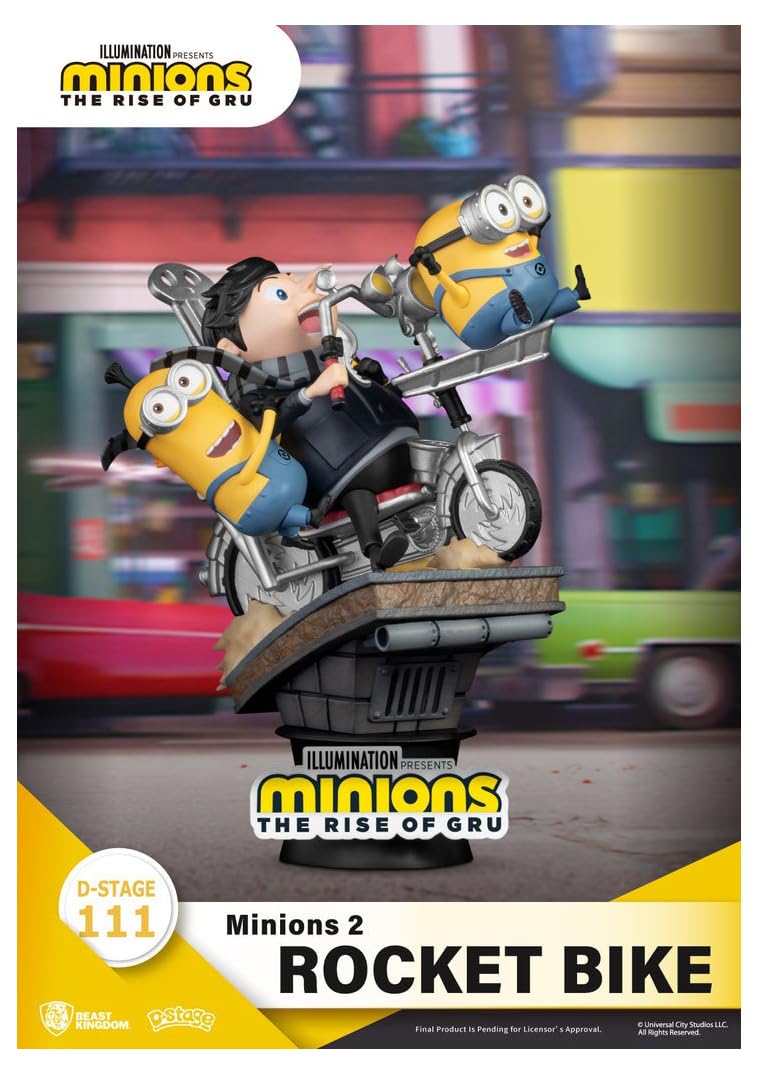 Beast Kingdom - Minions 2 DS-111 Rocket Bike D-Stage Series 6 Statue