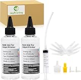 JoyPrinting 2X Printhead Cleaner Kit for Inkjet Printers 100ml 10ml Syringe