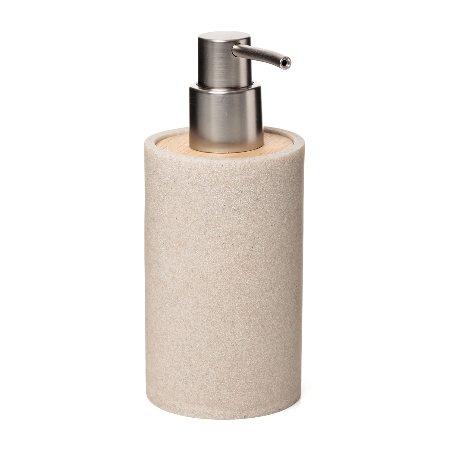 TATAY Soap Dispenser, Beige, 9 x 7,3 x 17 cm