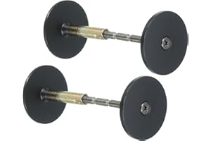 PATIKIL Door Knob Hole Cover Plate, 2 Pack 1 9/16" Dia. Deadbolt Cover Plate Door Hole Filler Plate for 1 1/32" to 1 3/8" Hol