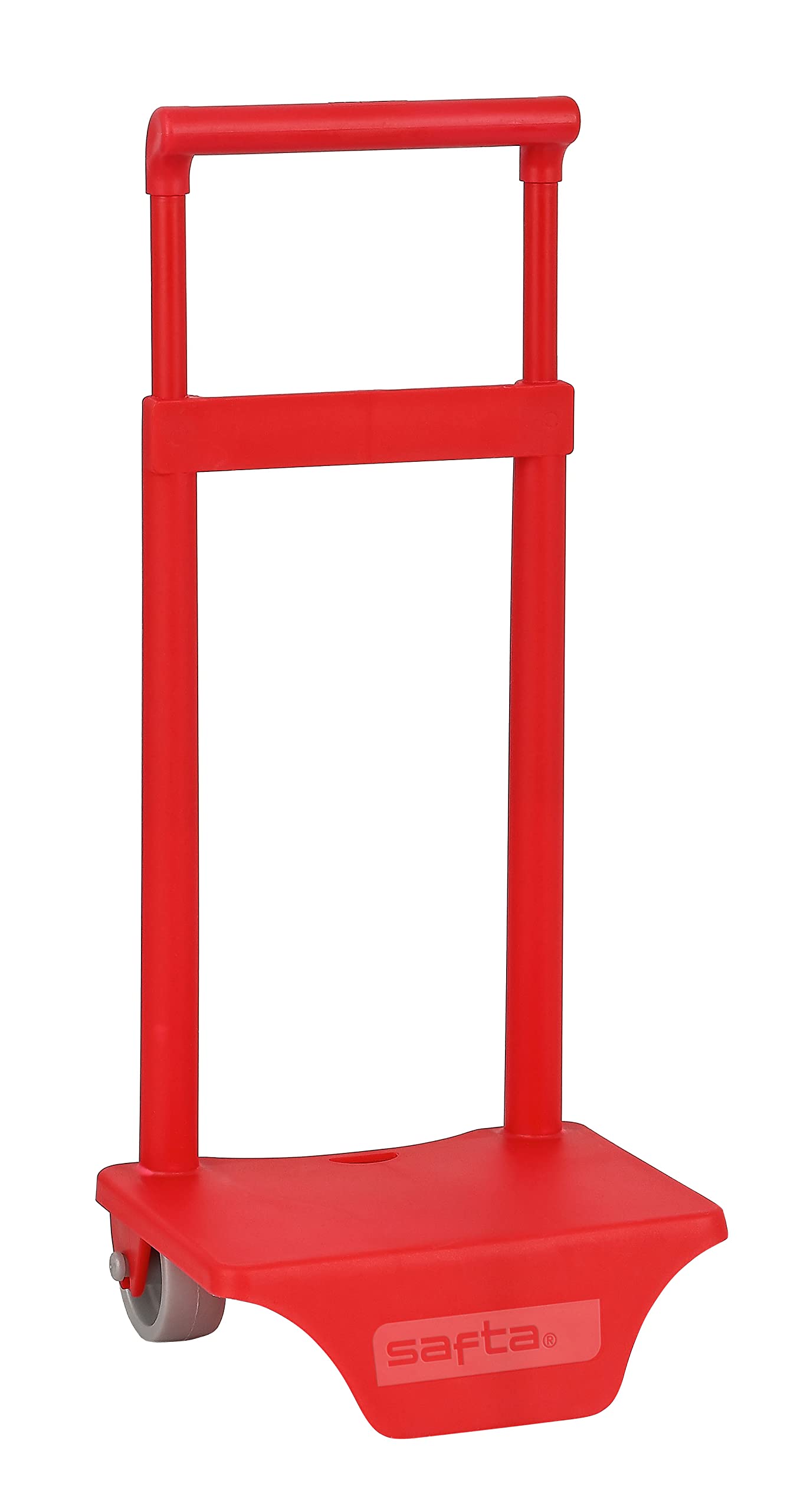 Safta Trolley for school backpacks, foldable, light, resistant with extractable grip handle and wheels,Red,54 cm — image 1
