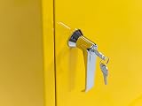 The Workplace Depot Hazardous Cabinet 910mm H Yellow COSHH Storage Unit view 5