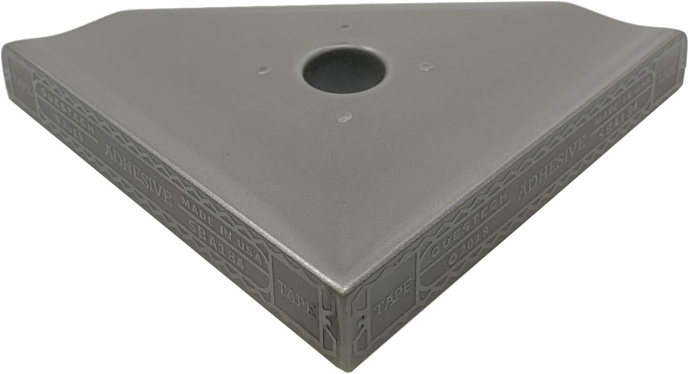 5 inch Shower Caddy Soap Dish - Brushed Nickel Cast Metal Corner Soap Tray Bathroom Organizer Geo Wall Mount Flatback Shelf: Home Improvement