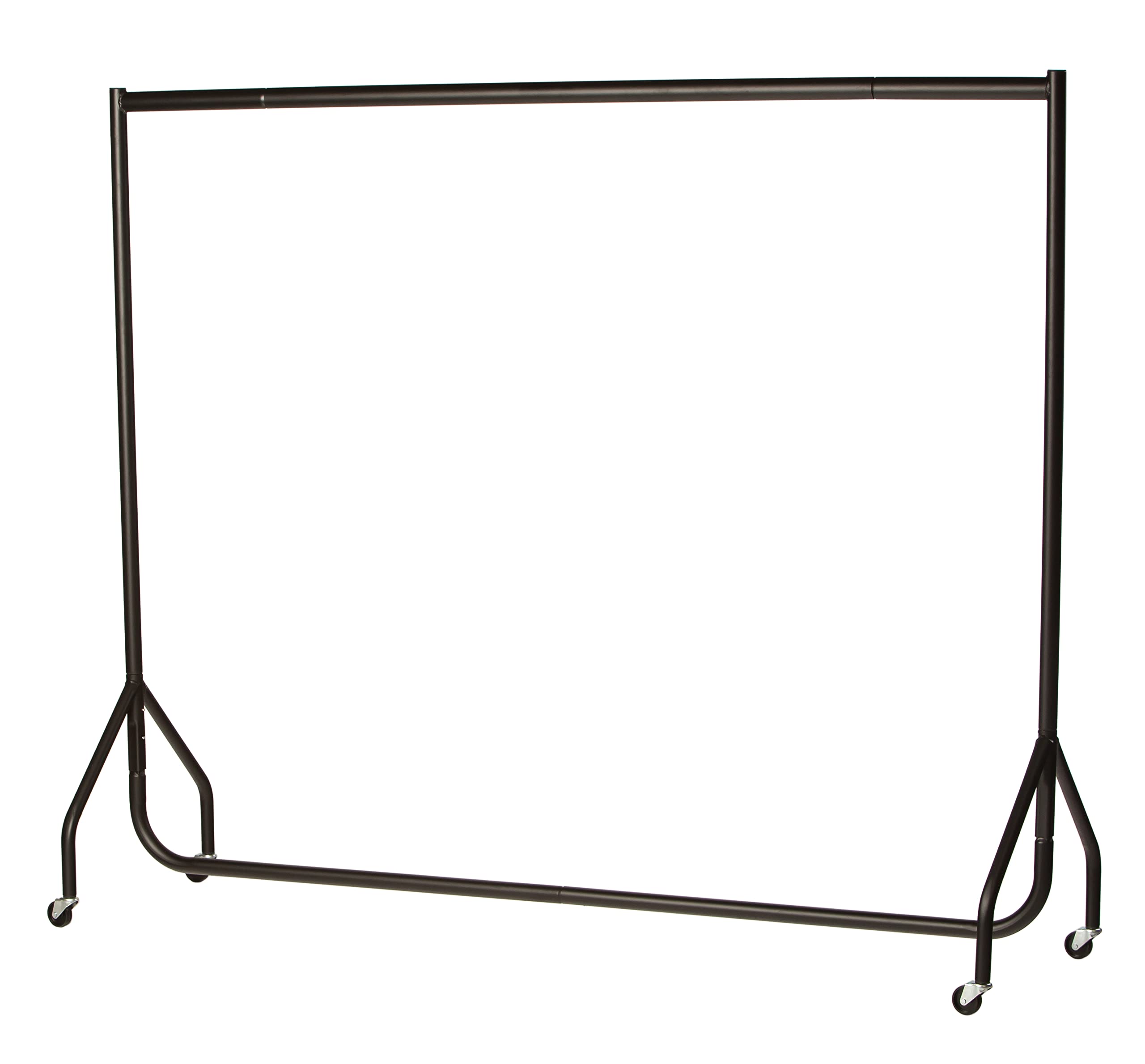 The Shopfitting Shop Heavy Duty Clothes Rail Garment Rail 6ft Long x 5ft High Metal Storage Hanging Rack