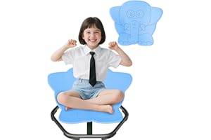 Pterying 21" L & 19" W Large Spinning Chair for Autistic Kids, Sensory Spinning Chair, Autism Sensory Products and Sensory Toys for Kids, Swivel Chair Sit and Spin, Supports 220LB, Non-Slip