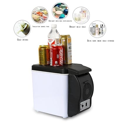 DJEIDK 6 litros (AC/DC)Refrigerador de coche12V nevera camping ...