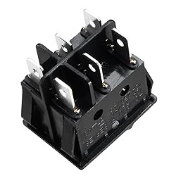 uxcell 5Pcs AC 16A/125V 16A/250V DPDT 6 Terminal 2