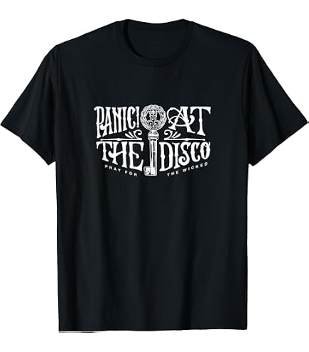 Amazon.com: Panic! at The Disco - Lightning T-Shirt Small