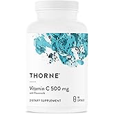 THORNE - Vitamin C 500 mg - Blend of Vitamin C and Citrus Bioflavonoids from Oranges - Supports Immune System, Cellular Energy Production & Collagen Production* - Third-Party Certified - 90 Servings
