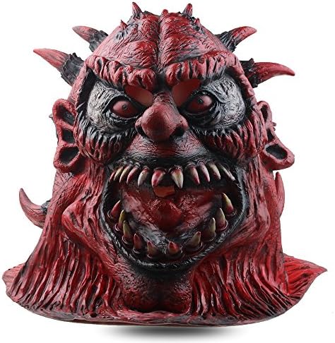 MostaShow Mummy Zombies Scary Latex Full Head Cosplay Costume Halloween Horror Masks