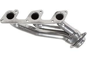 BBK PERFORMANCE BBK 40100 1-5/8" Shorty Tuned Length Performance Exhaust Headers for Ford Mustang 4.0L, V6 - Polished Silver Ceramic Finish