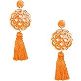 ZENZII Acrylic Resin Tassel Earrings for Women Geometric Modern Pattern Acetate Drop and Dangle Earrings Trendy Fashion Jewelry