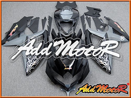 Addmotor Injection Fairing For 08-10 GSXR600 750 GSX-R 600 K8 2008-2010 grey