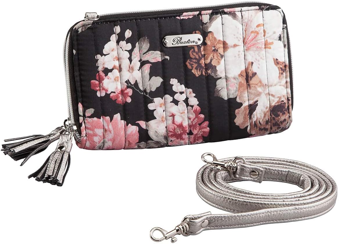 buxton ultimate organizer crossbody bag