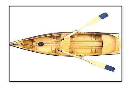 Amazon Com Indoor Outdoor Floor Mat Wooden Fishing Boat