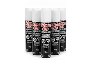 Kleen-Flo Lock De-Icer, High Performance Anti-Freeze Spray, 18g, Fast Action for Cars, Doors, Trunks (5)
