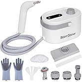 Foandbevi 9 in 1 Handheld Steam Cleaner for Home Use, Portable Steamer for Cleaning, Multi-Function High Pressure Steam Cleaner for Car Detailing/Kitchen/Upholstery/Tile/Grout/Camping & All