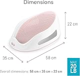 Angelcare Soft-Touch Bath Support Pink with Water Level Indicator for Newborns view 9