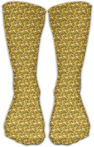 Foliage Rabbits Tube Stockings Classics High Socks Sport Long Sock One Size(30cm)