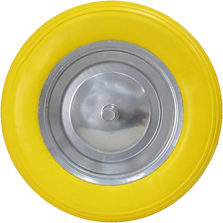 Wolfpack - Sturdy Yellow Construction Wheelbarrow Wheel, No Colour - Image 4