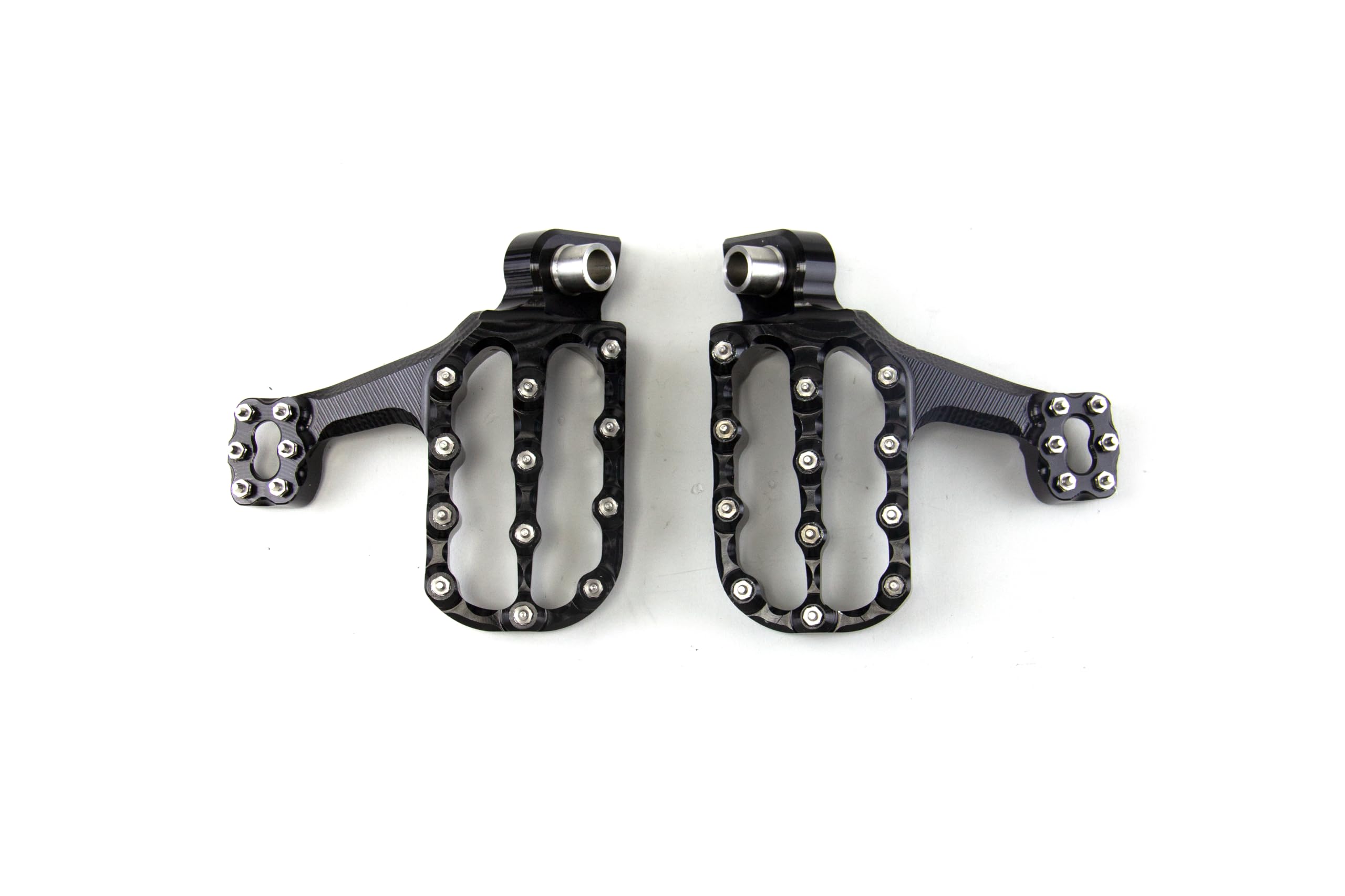 Photo 1 of SENBEDER RACING Universal Aluminum Cnc Off-road Motorcycle Footpeg Foot Pegs Footrest YZ85 125 250 YZF 250 450 WR 250F for YAMAHA (BLACK)
