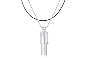 INSYOHO 528 hz Necklace, Anxiety Necklace, Breathing Necklace for Meditation Tuning Tools, Mindfulness & Stress Relief Gifts for Women, Men, Frequency Healing Devices, Whistle Necklace for Relaxation, Calming