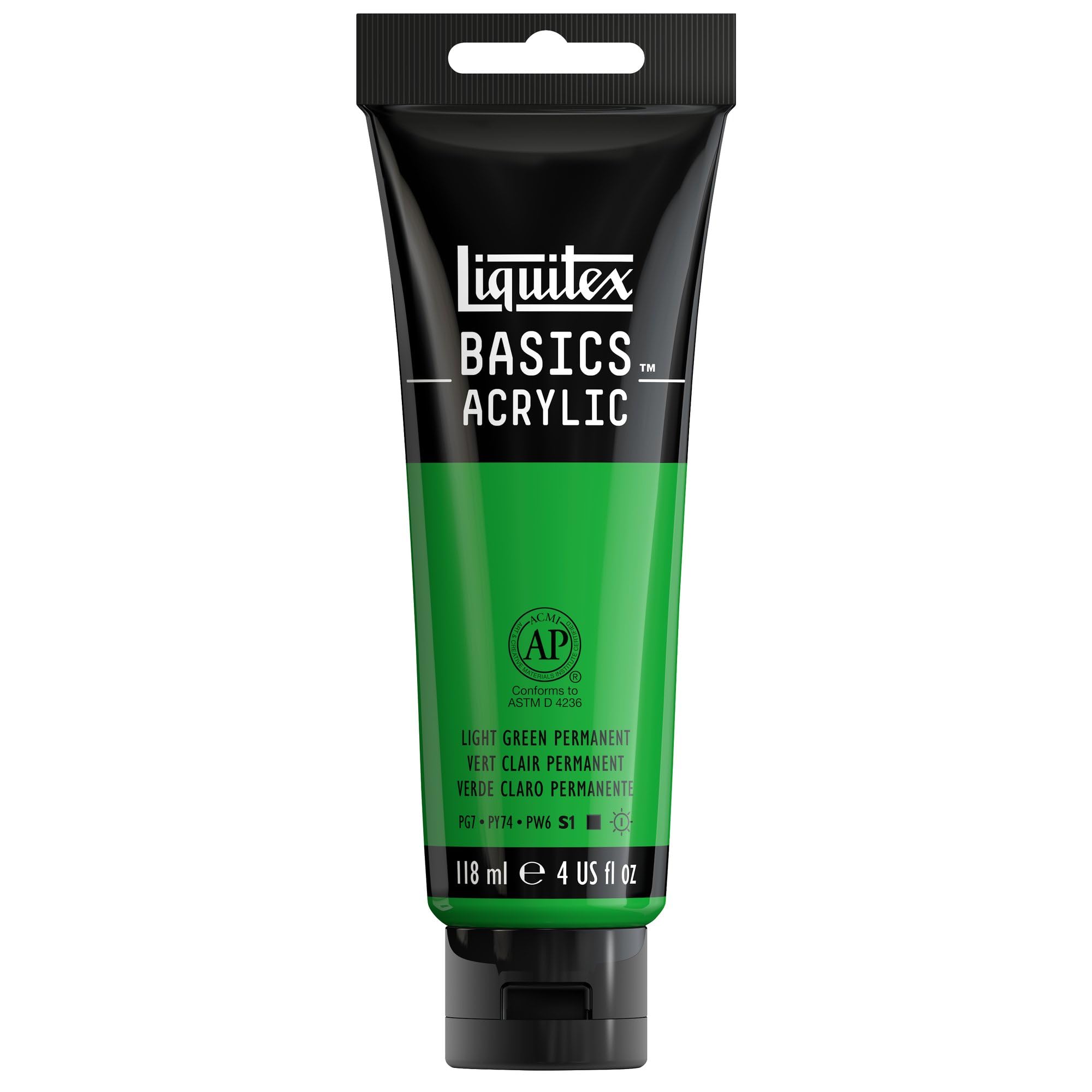 Liquitex Basics Acrylic, 118 ml Tube - Green Light Permanent — image 1