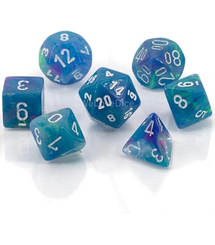 DICE Amazon.com: Chessex Manufacturing Cube Gemini Set Of 7 Dice