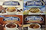 Swiss Miss Variety Pack - 1 Box of Each- Caramel Delight Cocoa, Dark Choccolate Sensation, Simply Cocoa and Swiss Miss Classics Marshmallow