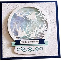 Fustellatrice Fustelle, FNKDOR Scrapbooking Metallo Stencil Fustella DIY Stampo Goffratura Stampi, Accessori per Big Shot e Altre Macchina (A
