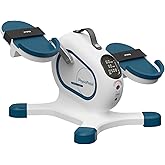 Nobol PhysioPedal® Arm & Leg Pedal Exerciser, Dual Mode, 8 Motorized Speeds, 8 Adjustable Resistance Levels, LED Display, Magnetic Remote Control, Low-Impact Exercise for Joint Health & Mobility