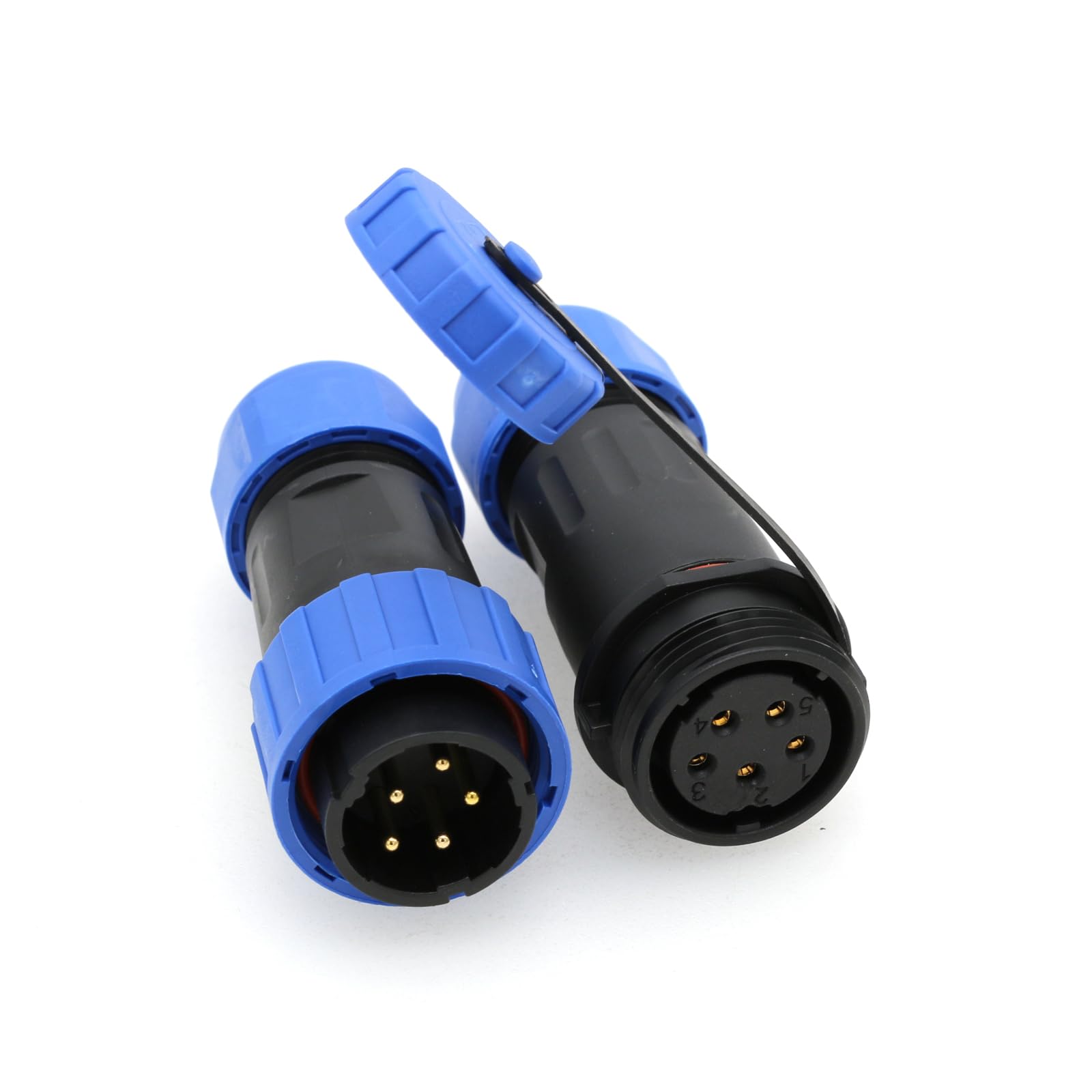 ZBLZGP TY20 5-Pin 10A Waterproof Aviation Plug Screw Crimp Wire — image 1