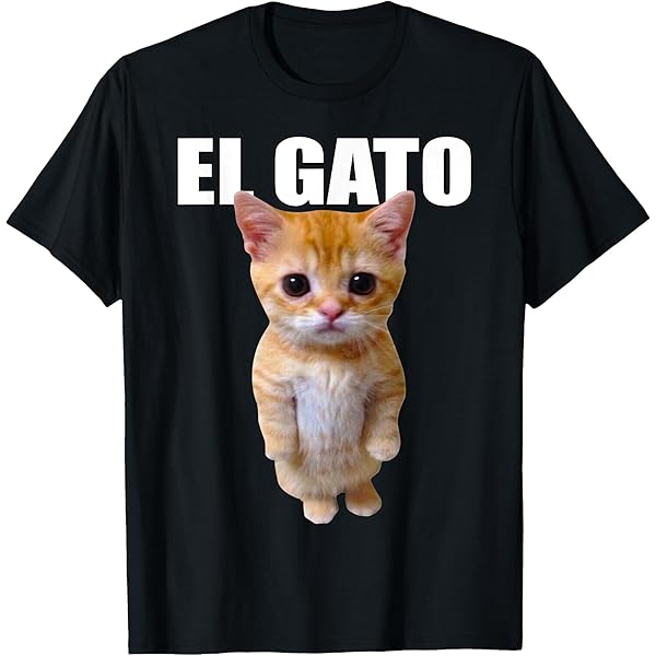 Amazon.com: Funny Spinning Cat Maxwell The Tuxedo Cat Meme T-Shirt
