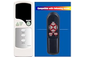 YAOHUIMI Replacement Remote Control for Soleil Electric Infrared Quartz Cabinet Heater WH-94H PH-91F PH-91S PH-91E-WD PH-91E