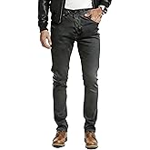 Blukraf Mens Straight Fit Jeans Insulated - Warm Pants for Winter Driving Office&Gym - Lightweight Fleece Transitional Jeans