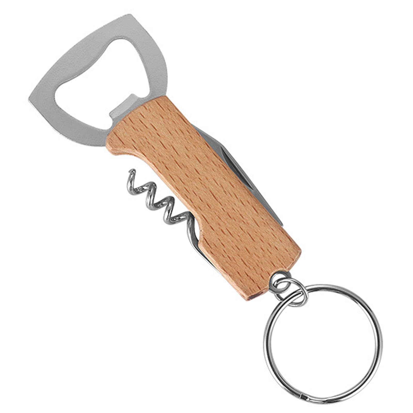 Convenient Bar Bottle Opener Keyring - Beer Bottle Opener - Novelty Personalised Beer Vial Keychain Openers