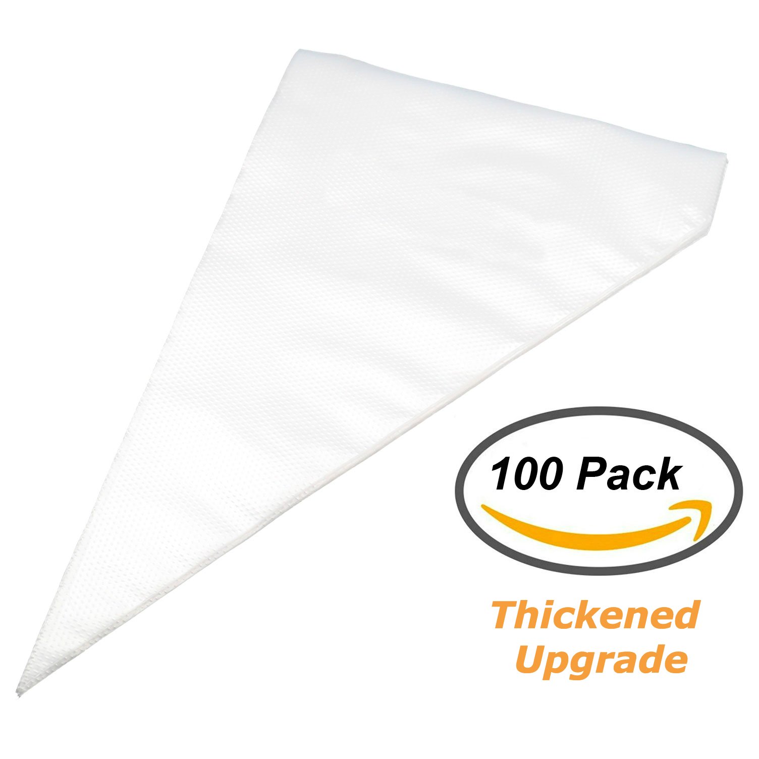 Pastry Bag [Upgraded Version] [100 Pack 16inch] Pridebit Large Cake/Cupcake Decorating Bags