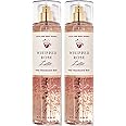 Bath & Body Works Whiped Rose Latte Fine Fragrance Mist - Value Pack Lot of 2 (Whiped Rose Latte)