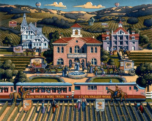 Jigsaw Puzzle - Napa Valley 1000 Pc By Dowdle Folk Art