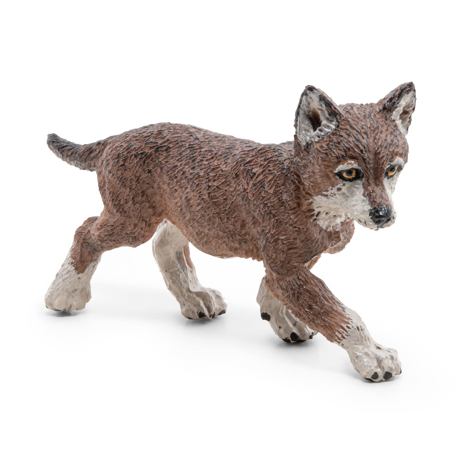Papo - Realistic Wolf Cub Figure - Ages 3+ - Wild Life Collection - Educational Play Young Forest Animals - Gift Idea Toy for Girls and Boys