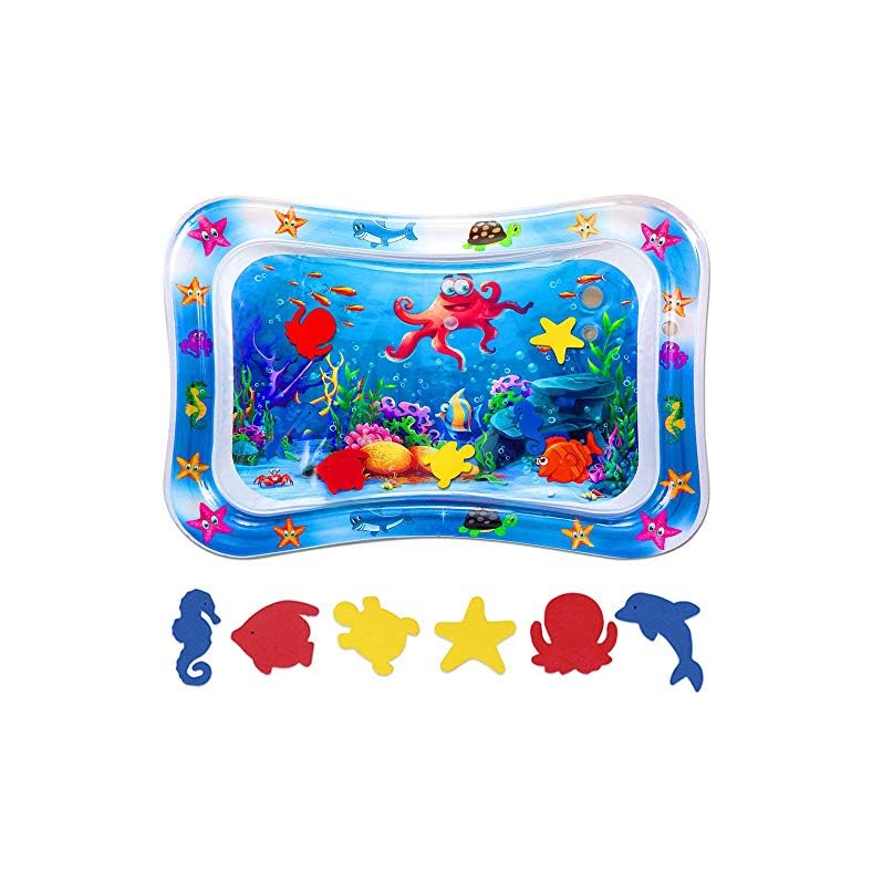 Niskite Baby Toys Tummy Time Mat: Infant Toys Boy Girls| Inflatable Activity Belly Time Water Toys Play Mat| Sensory Toy…
