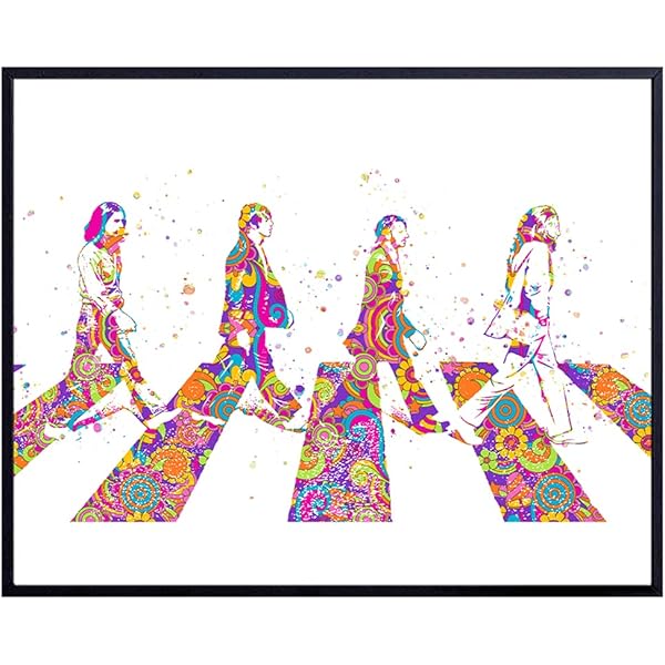 Amazon.com: The Beatles Poster, Wall Art - 8x10 Abbey Road