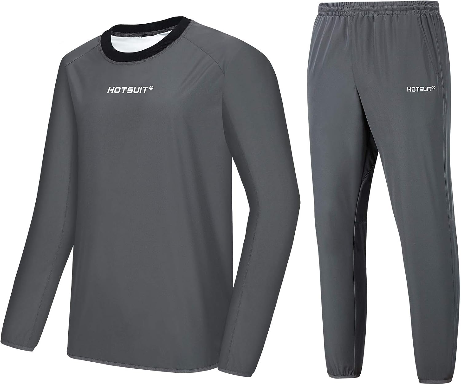 HOTSUIT Sauna Suit Men Anti Rip Sweat Suits Gym Boxing Workout Jackets : Sports & Outdoors