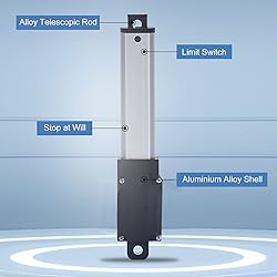 BTER Electric Linear Actuator, DC 12V 100mm Stroke
