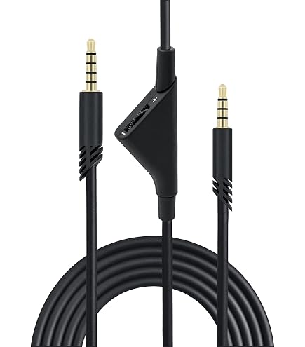 Câble De Remplacement G Pro X - Cord Câble Casque Jeu Avec Contrôle Volume & Mute Pour G Pro, G Pro X, G433, G233