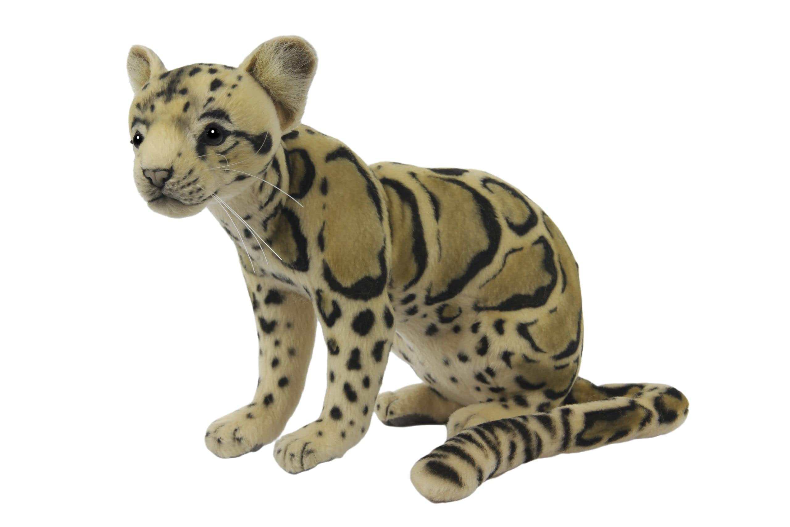 Clouded Leopard Plush Soft Toy by Hansa 7935 (27cm L)