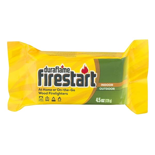 DURAFLAME FIRESTART INDOOR/OUTDOOR FIRELIGHTERS, 12 PACK , YELLOW