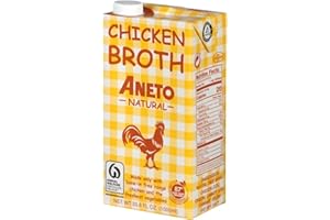 Aneto 100% Natural Chicken Broth, 33.83 Ounce (1 Pack)