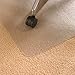 Floortex 1115223ER Cleartex Ultimat Polycarbonate Chair Mat for Low/Medium Pile Carpet, 48 x 60