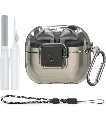 Samsung Galaxy Buds3/Buds3 Pro Clip Case with Carabiner (Clear